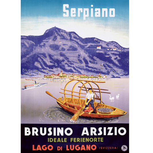 Affiche vintage - Brusino Serpiano 2