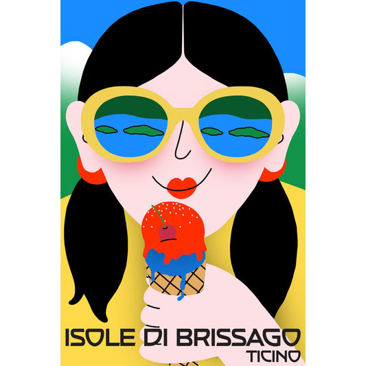 Affiche - Îles de Brissago (Elena Maspoli)