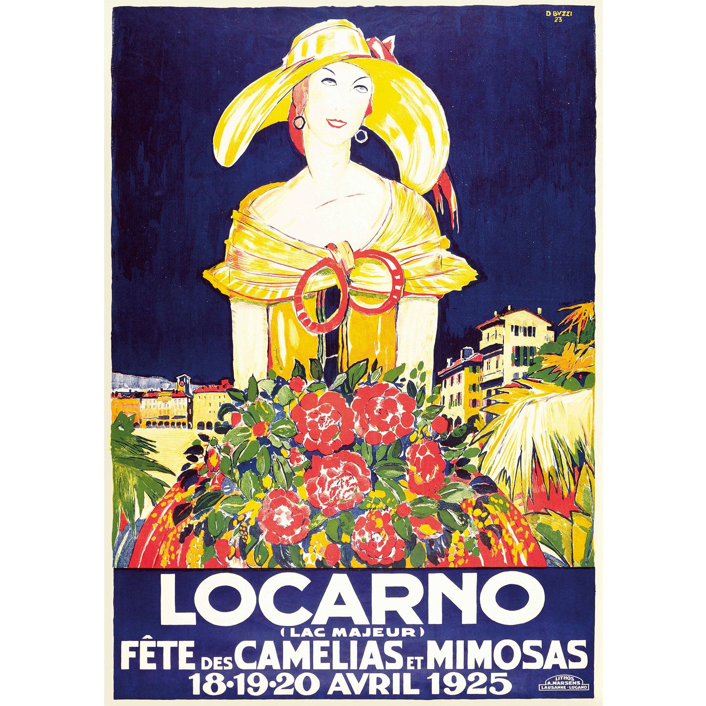 Poster vintage - Set Ascona-Locarno