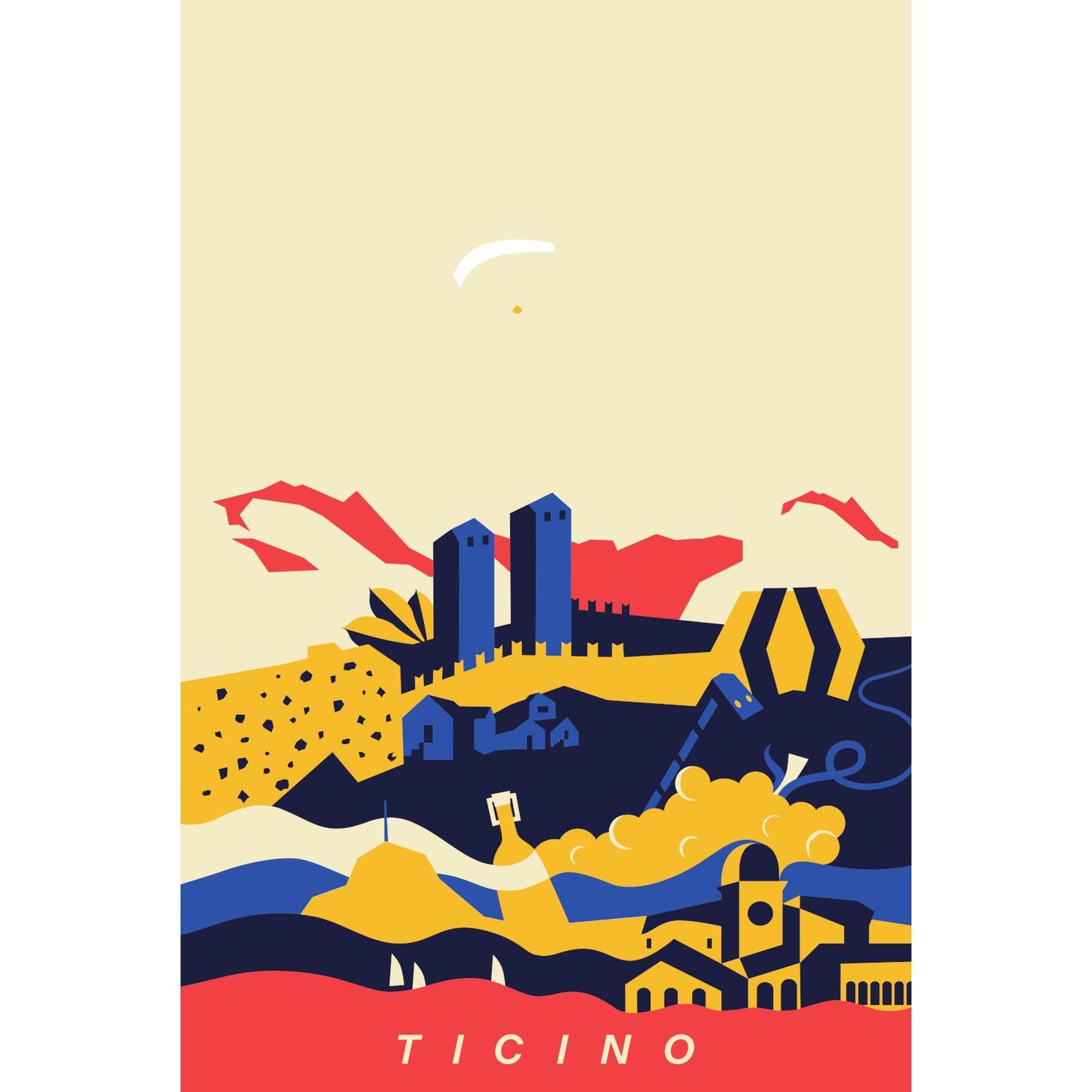 Poster - Ticino (Custer Waller)