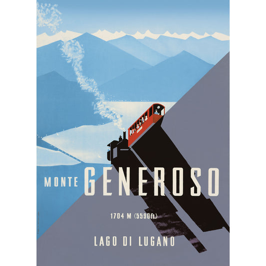 Vintage Poster - Monte Generoso