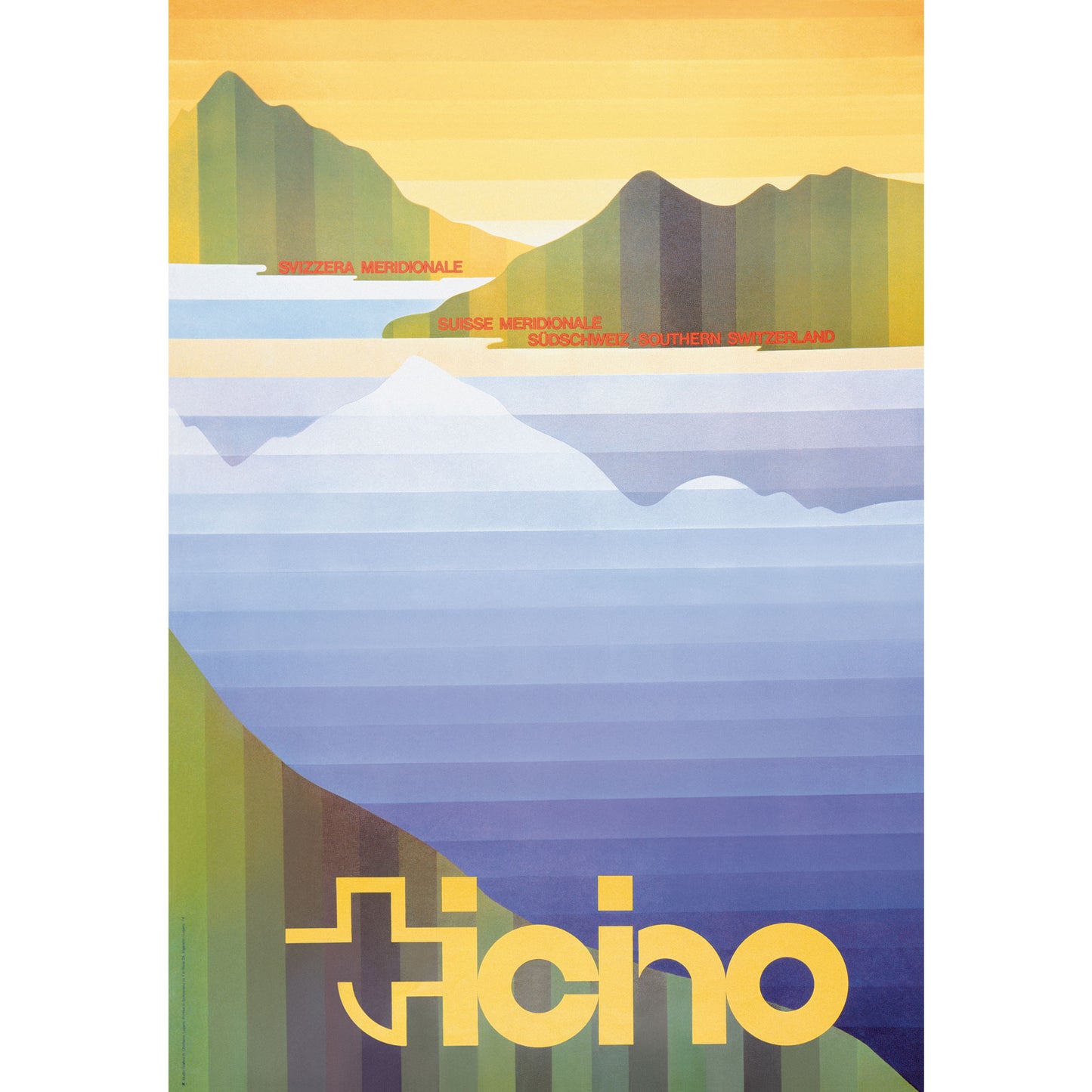 Vintage Poster - Ticino (Romano Chicherio)
