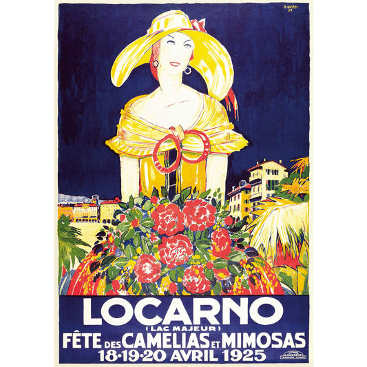 Vintage Poster - Locarno (Daniele Buzzi)